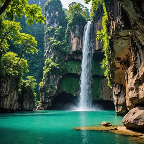 Quelle croisière offre des excursions pour découvrir les cascades cachées en Thaïlande?